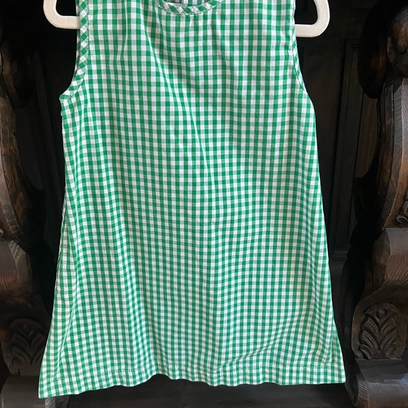 Posh Pickle girls green gingham check shift dress sz 5 - Picture 1 of 3